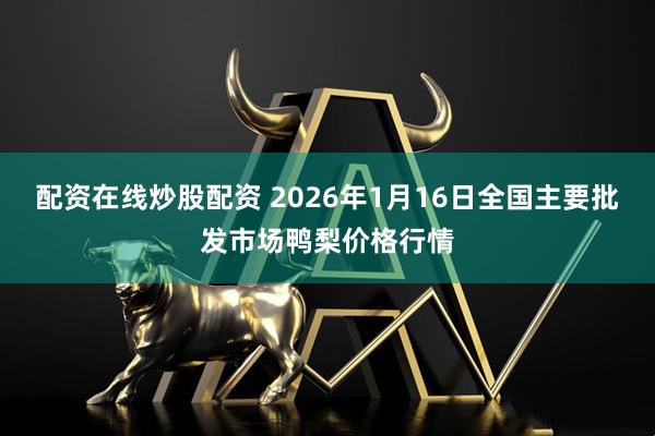 配资在线炒股配资 2026年1月16日全国主要批发市场鸭梨价格行情